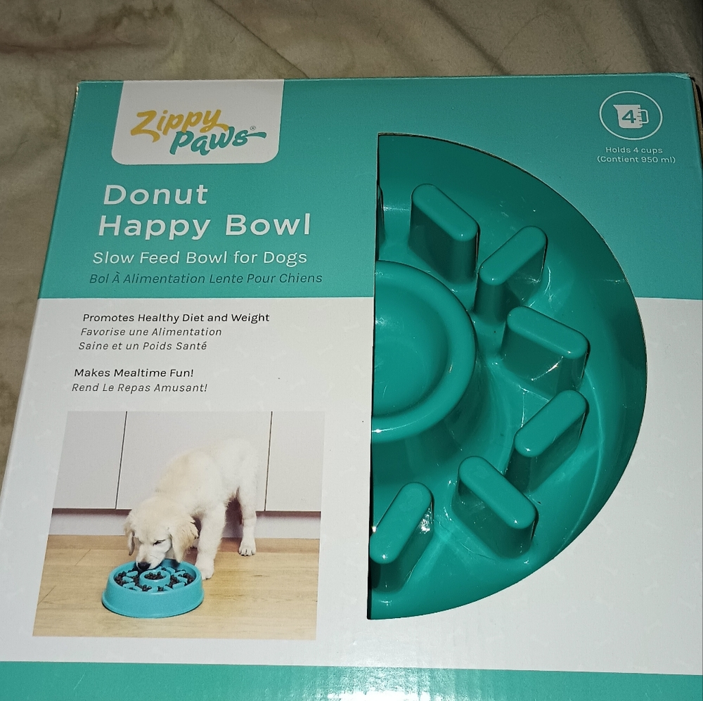 Donut Dog Bowl